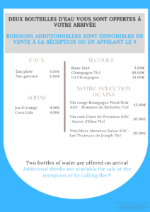 Carte bar hme