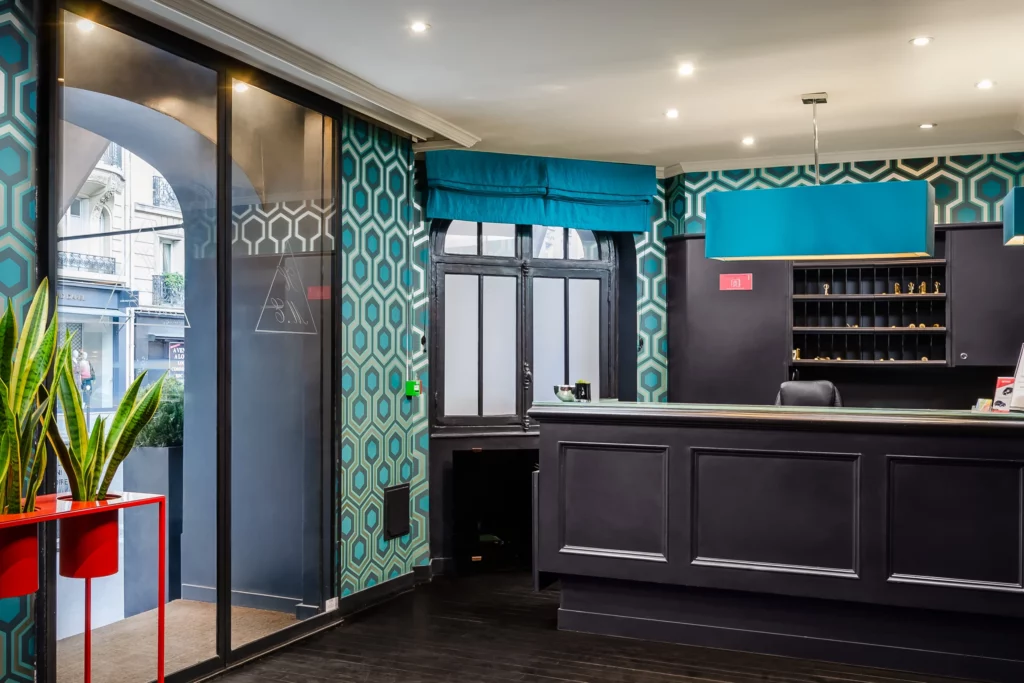 Réception de l'hôtel